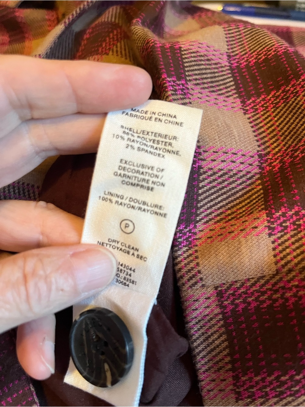 NWT Anthropologie size M plaid pin blazer jacket - Picture 12 of 12